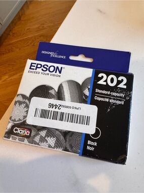 Epson Black and Blue Packaged Printer Ink NEW IN BOX